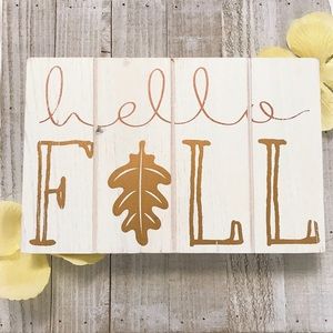 NEW FALL Room Decor Wooden Board Frame